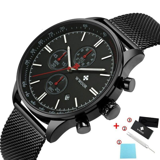 Ultradünne Chronographen-Armbanduhr