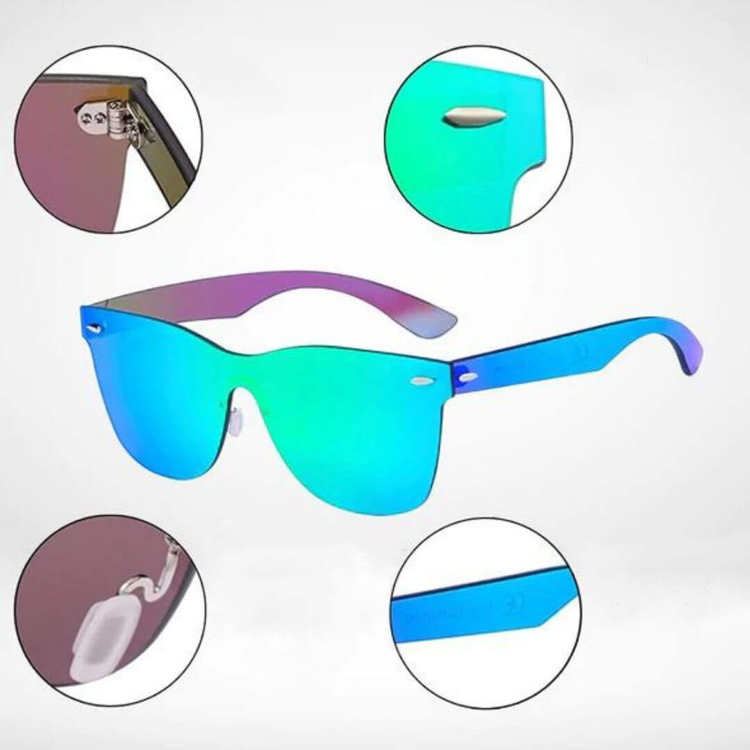 Unendliche Farbige Sonnenbrille