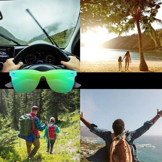 Unendliche Farbige Sonnenbrille