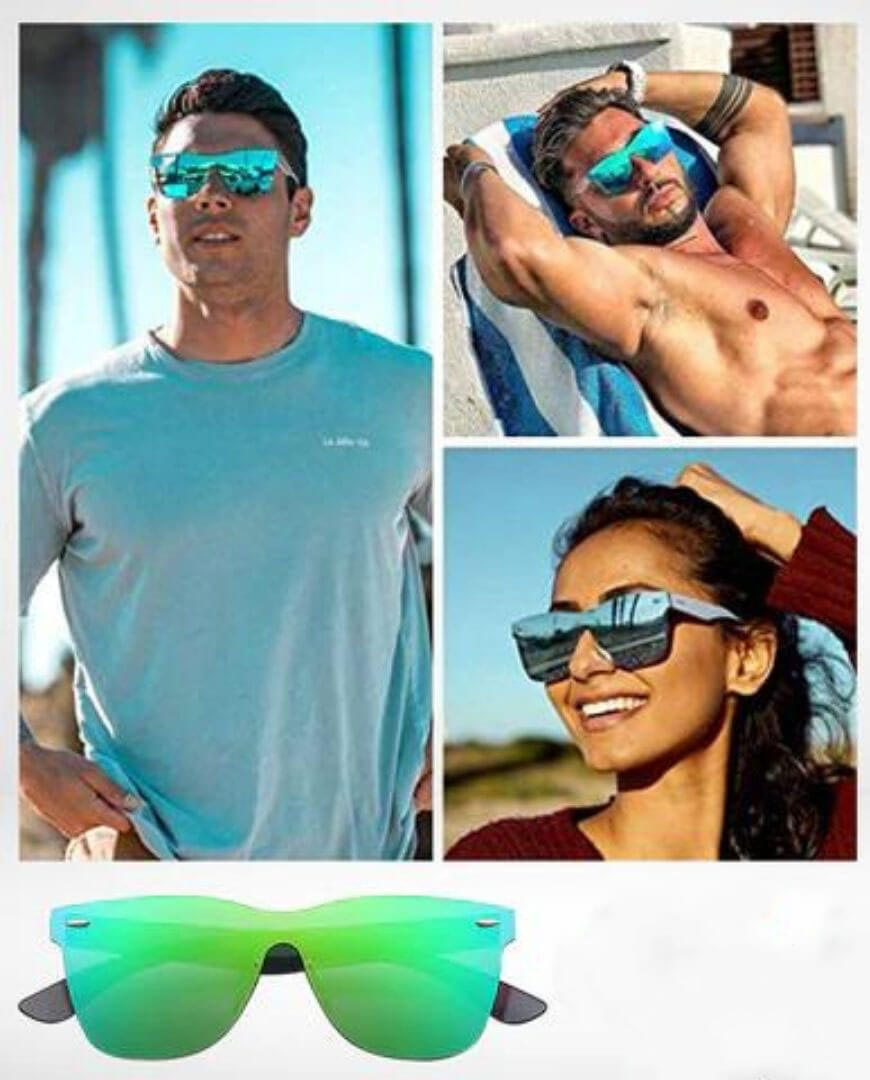 Unendliche Farbige Sonnenbrille