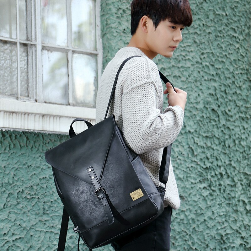 Vintage Kunstleder-Rucksack