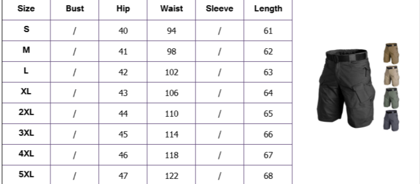 Wasserdichte Taktische Shorts