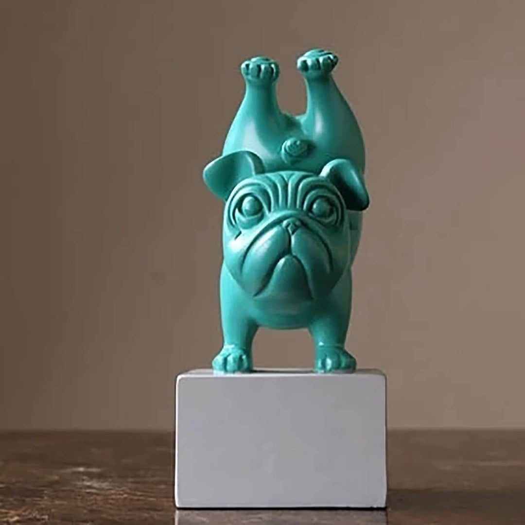 Yoga Bulldogge Figurine
