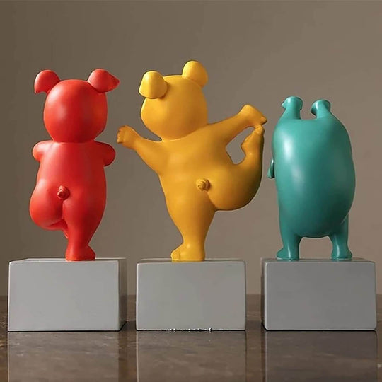 Yoga Bulldogge Figurine