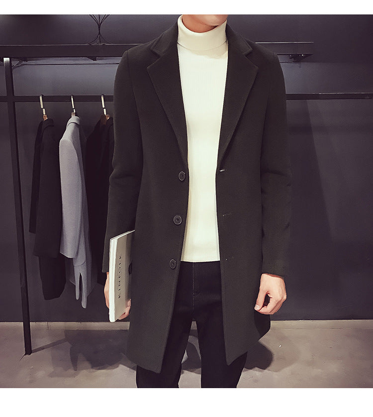 Slim fit zakelijke herenjas