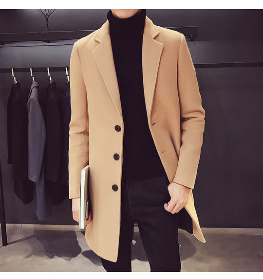 Slim fit zakelijke herenjas