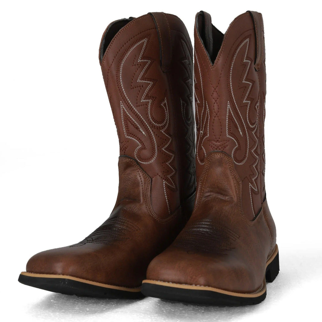Leren cowboylaarzen voor heren