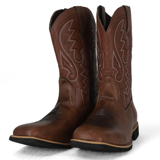 Leren cowboylaarzen voor heren