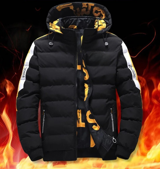 Omkeerbare winterjas voor heren