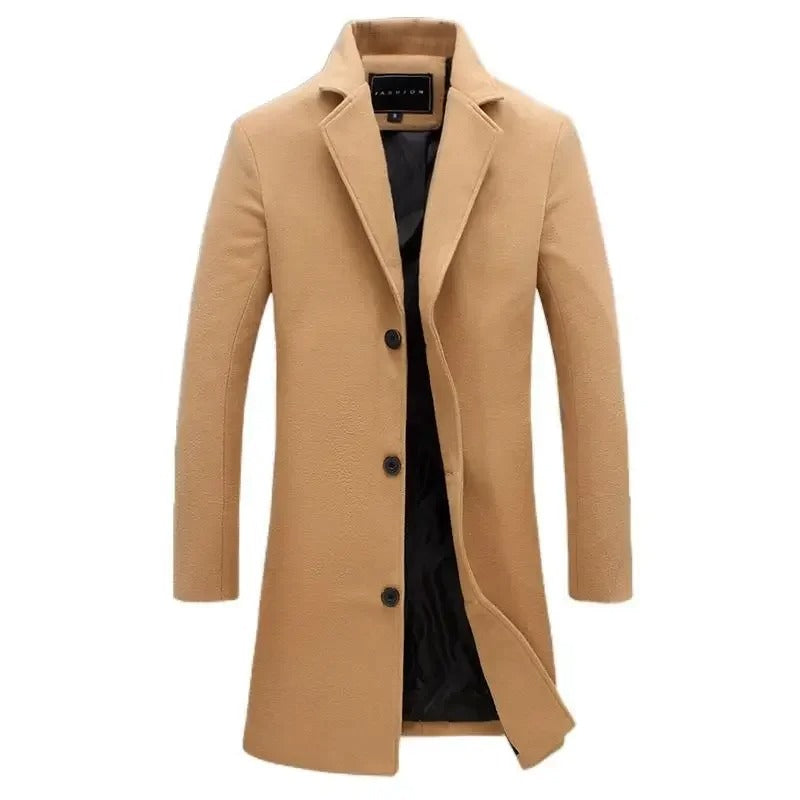 Slim Fit Business Mantel für Männer