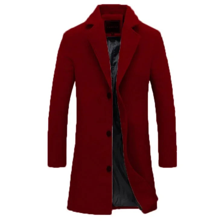 Slim fit zakelijke herenjas