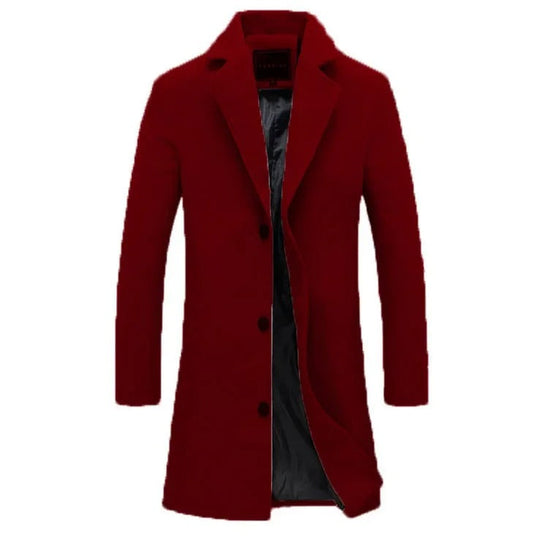Slim fit zakelijke herenjas