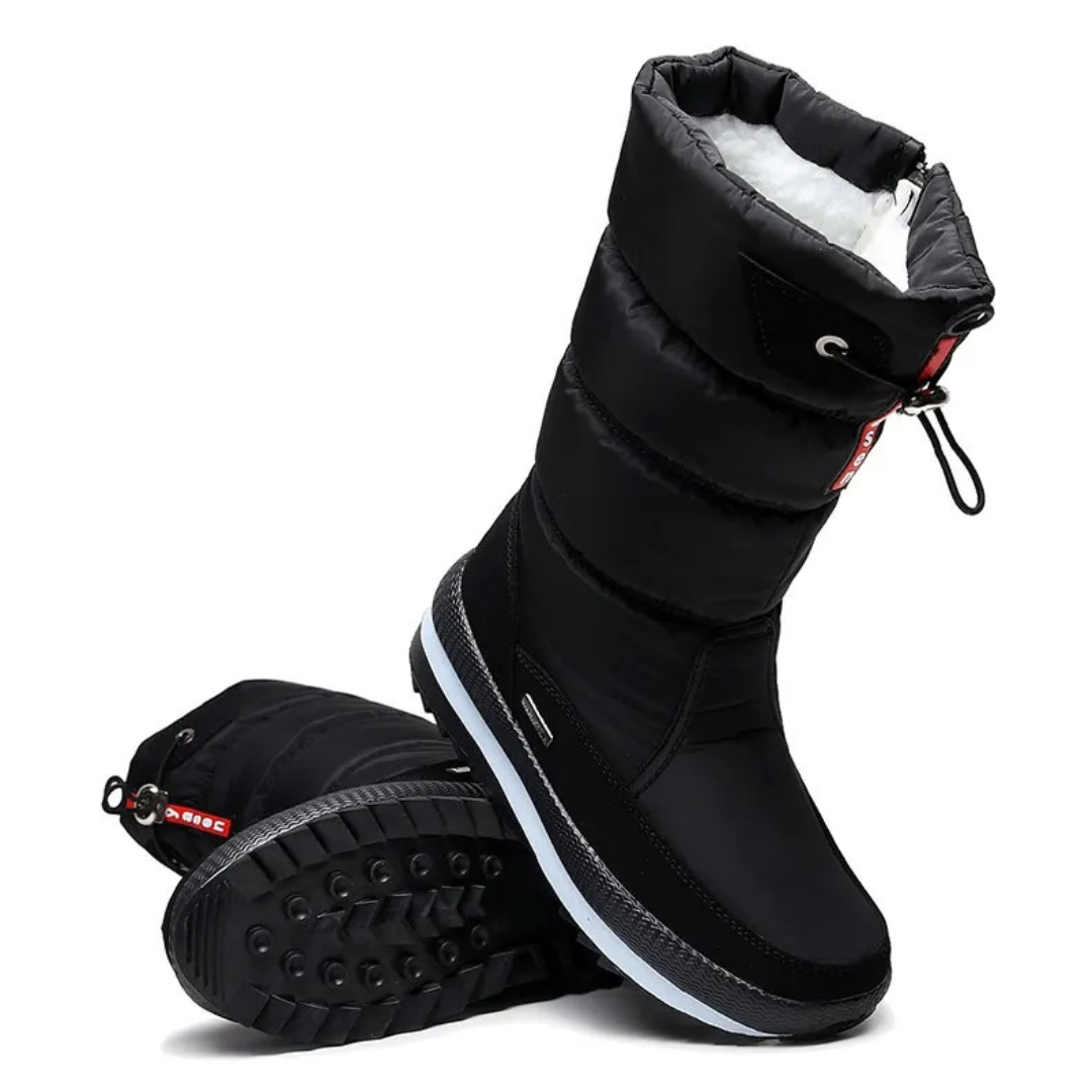 Dikke pluchen winterlaarzen voor dames